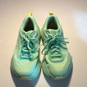 Hoka Mint Green Athletic Shoes